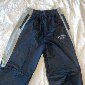 Vintage zip off track pants